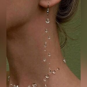 Elegant Silver Drop Earrings
